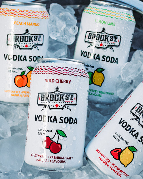 Shop Our Vodka Sodas/ Hard Seltzers Brock Street Brewing Company